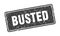 busted sign. busted grunge stamp.