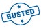 busted stamp