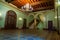 BUSTENI, ROMANIA - JUNE 14, 2019. Interior of Cantacuzino Castle, Busteni, Prahova, Romania, Europe