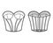 Bustier longline corsetry bra lingerie technical fashion illustration with molded cup, bones, hook-and-eye closure. Flat