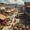 Bustling Ancient Roman Marketplace