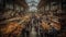Bustling City Marketplace Captured in Stunning Photoshoot with Sony A9