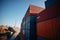 A bustling container cargo port, a vital hub for the logistics transportation industry