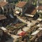 Bustling Medieval Marketplace