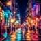 Bustling Nightlife in Buenos Aires