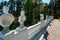 Busts of famous personalities from ancient Greece and Rome and maybe the Middle Ages  ÑŽ the Arkhangelskoye estate was founded in