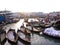 Busy Boat Landing Stage