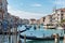 Busy boat traffic on the Grand Canal, Venice