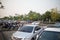 Busy Car Parking Area of Chiangmai International Airport