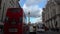 Busy Double-decker Bus traffic in the  center of London