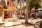 Busy Front Street in St. Maarten