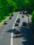 Busy highway transportation background