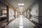 Busy hospital corridor AI generated