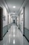 Busy hospital corridor AI generated