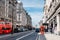 Busy London street scene on The Strand