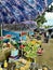 Busy market scene, Vacoas market fair Mauritius