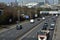 A busy motorway in London