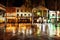 A busy nightlife of the Temple Bar area of Dublin, Ireland