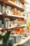 Busy Pharmacy Store Filled With Medicine Bottles