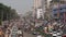 Busy road traffic at the central part of the city in Dhaka, Bangladesh.