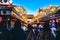 A busy streeet in asakusa, that leads to the sensoji temple