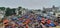 Busy street market near Charminar, Hyderabad, India