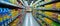 A Busy Supermarket Aisle Filled With Rows Of Colorful Food Products