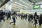 Busy travellers Shinjuku railway station Tokyo