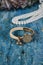 Buta Pattern Jewelry Bracelet leather belt Azerbaijan National Pattern Antique National Treasure