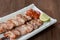 Buta Yaki Japanese barbecue pork skewers