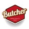 Butcher Shop Design Element, Label or Badge