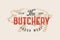 Butcher shop vintage logo