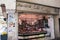 Butchers shop by the Palazzo della Ragione in Padua Italy