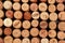 Butt ends of wine corks background - Image