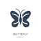 buttefly icon in trendy design style. buttefly icon isolated on white background. buttefly vector icon simple and modern flat
