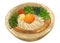Butter cream udon noodle soup egg yolk Japanese food illustration  hand drawing art