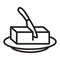 Butter, food, cheese, milky fully editable vector icons