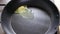 Butter melting in Frying Pan