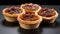 Butter Tarts: Sweet Pastry with Buttery Syrup Filling and Raisins or Nuts