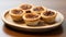 Butter Tarts: Sweet Pastry with Buttery Syrup Filling and Raisins or Nuts