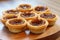 Butter Tarts: Sweet Pastry with Buttery Syrup Filling and Raisins or Nuts