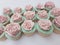 Buttercream vintage rose cupcakes
