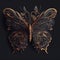 Butterflies intricate lines creative image generative AI