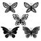 Butterflies Pictograms