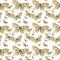 Butterflies seamless repeat pattern background