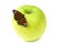 Butterfly on apple