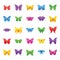 Butterfly Complete Species Flat Icons