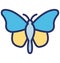 Butterfly, ecology Isolated Vector icon which can easily modify or edit