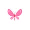 Butterfly flat icon, spring easter elements