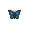 Butterfly Flat Icon Vector, Symbol or Logo.